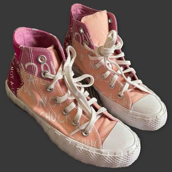 Converse | Shoes | Converse Unttl3d Hi Pink Storm Not A Chuck High Top  Shoes Size 4 | Poshmark